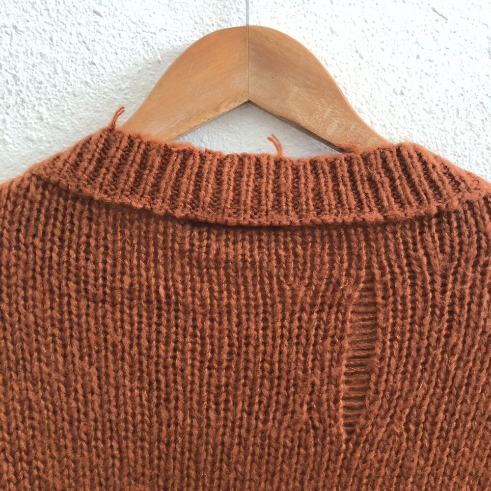 WOODEN SHIPS Long Sleeve BONJOUR WITCHES Sweater Size S/M - Picture 4 of 11